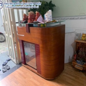 Quầy Lễ Tân Gỗ - 01